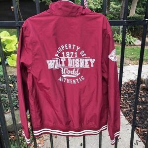 Walt Disney World VINTAGE Burgundy track jacket